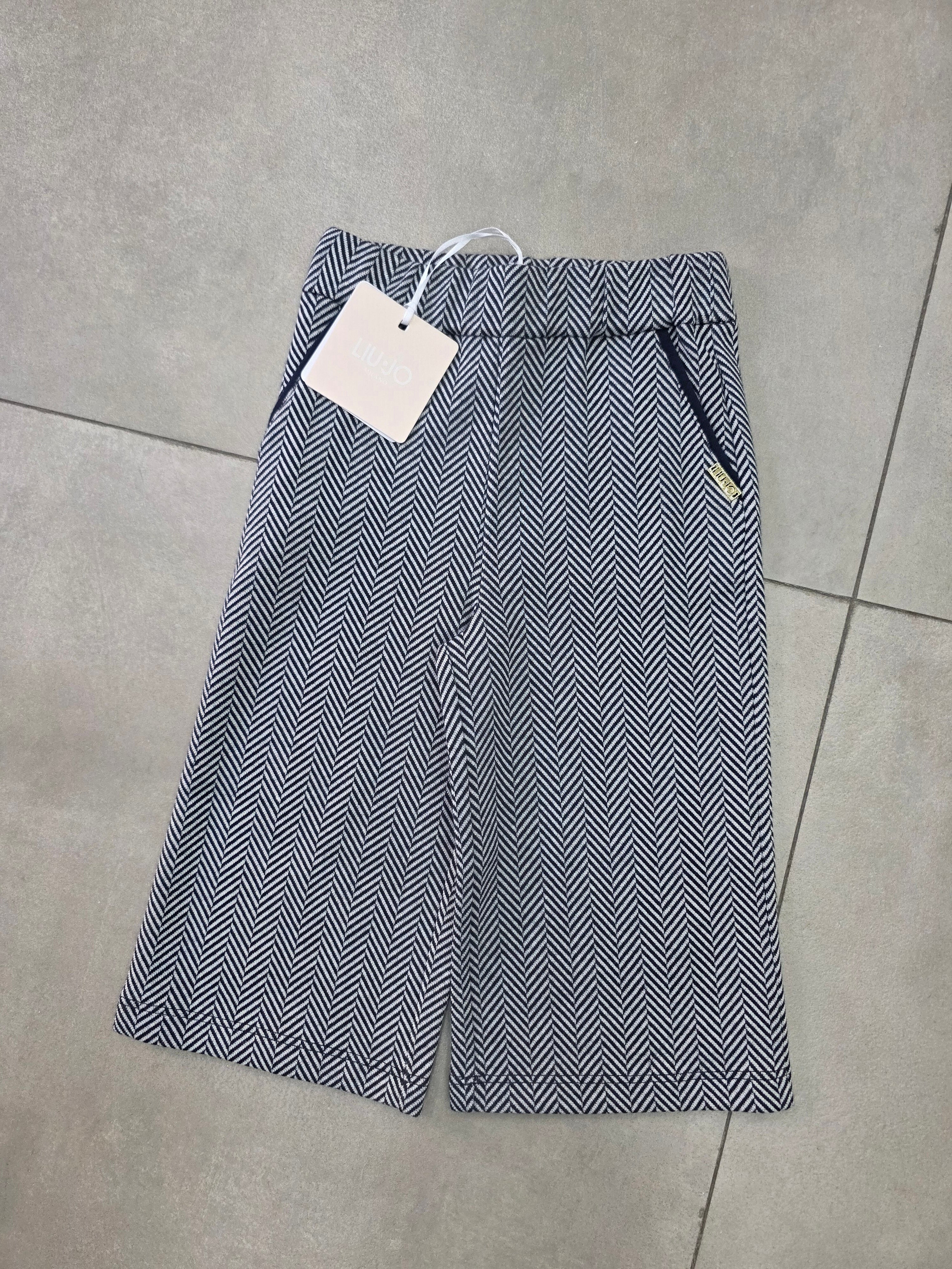 Pantalone luijo bicolore a palazzo