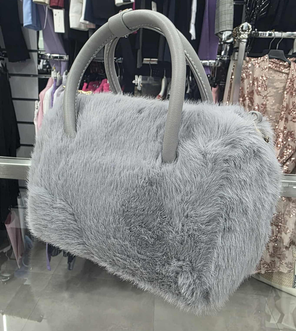 Borsa bauletto in peluche
