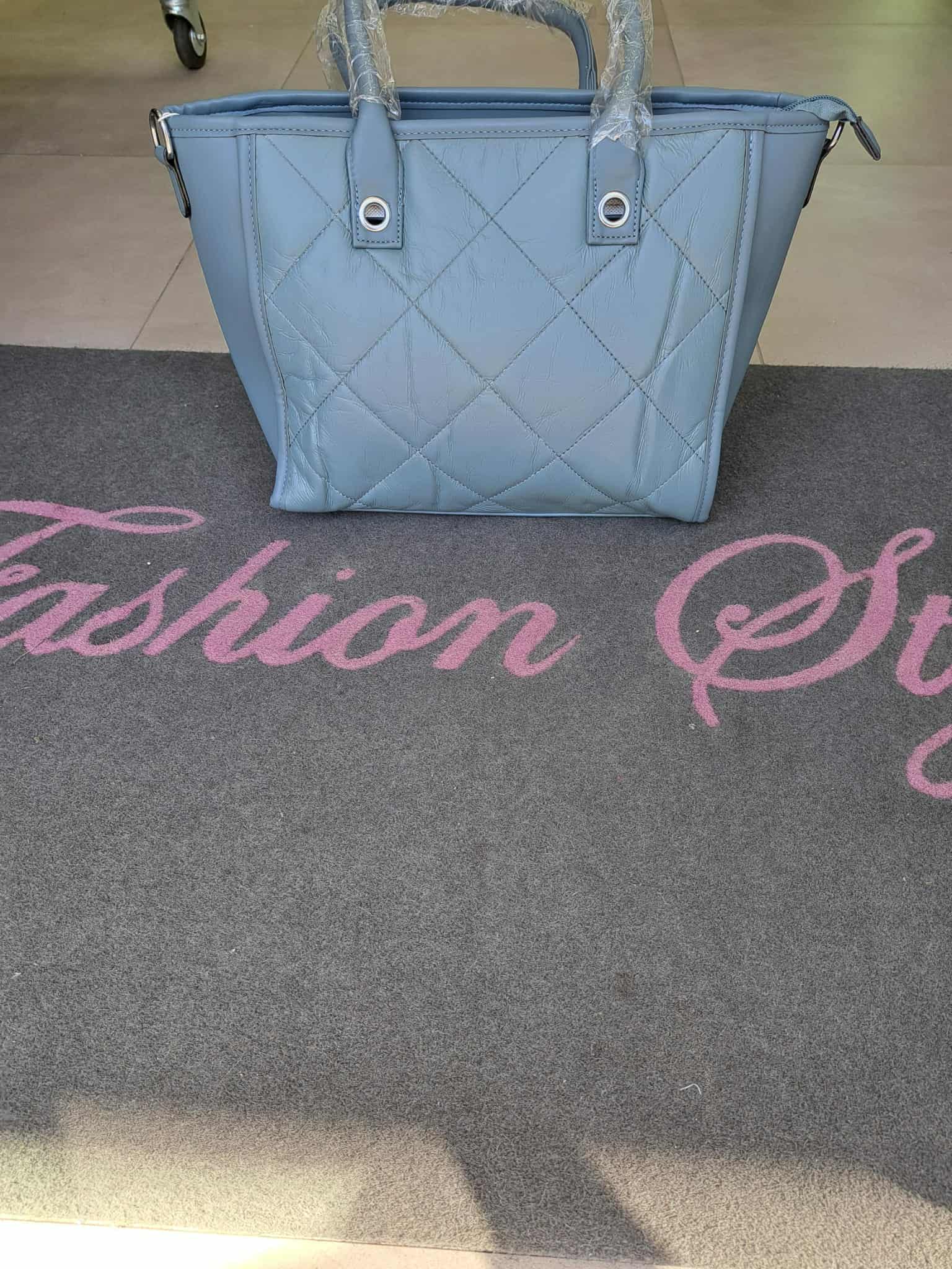 Borsa ecopelle trapuntata