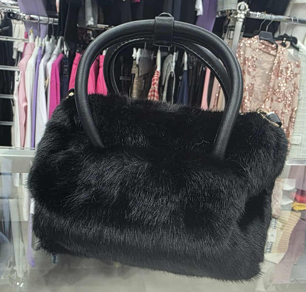 Borsa bauletto in peluche