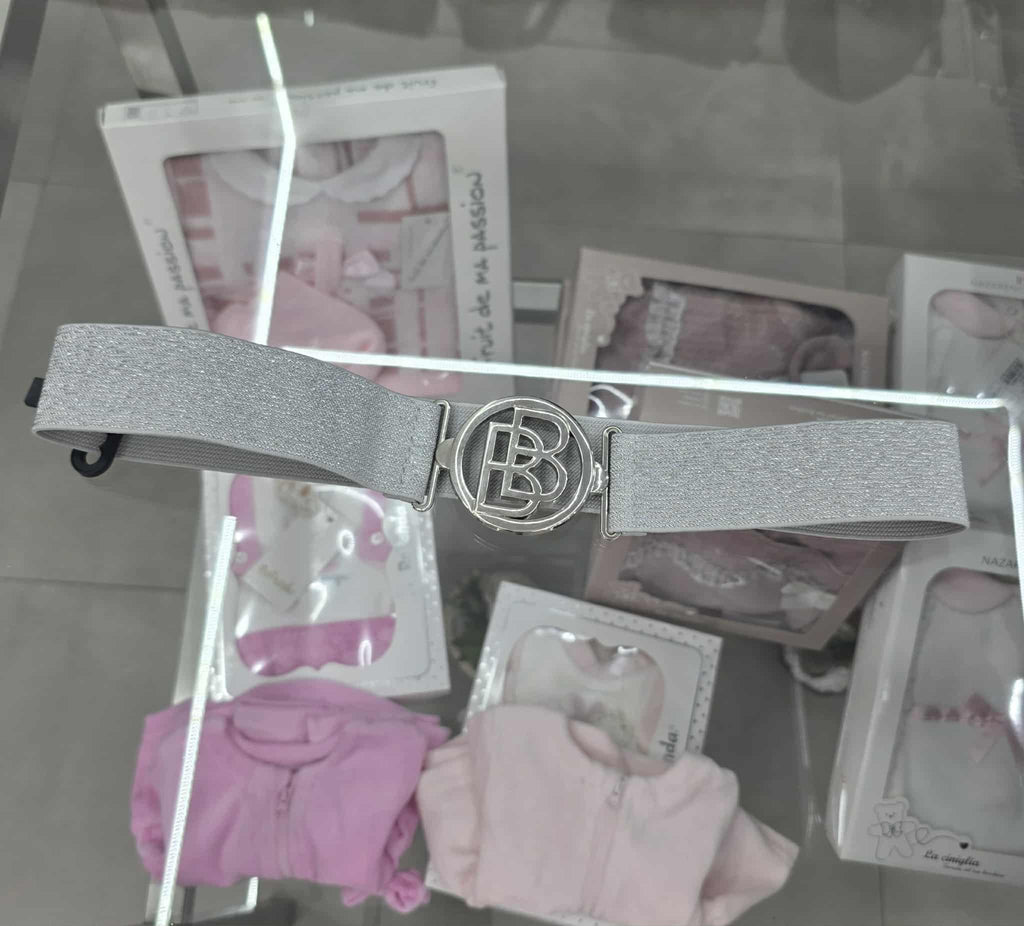 Cintura lurex molla con fibbia