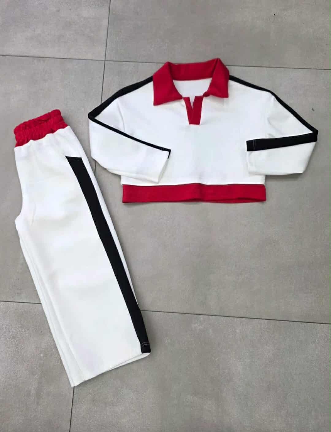 Completo tuta bicolore