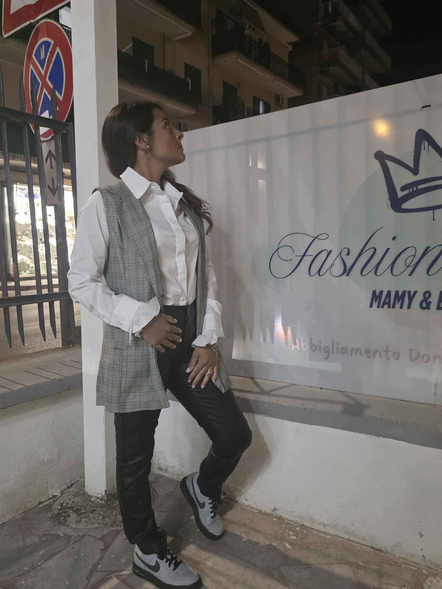 Pantalone ecopelle luijo