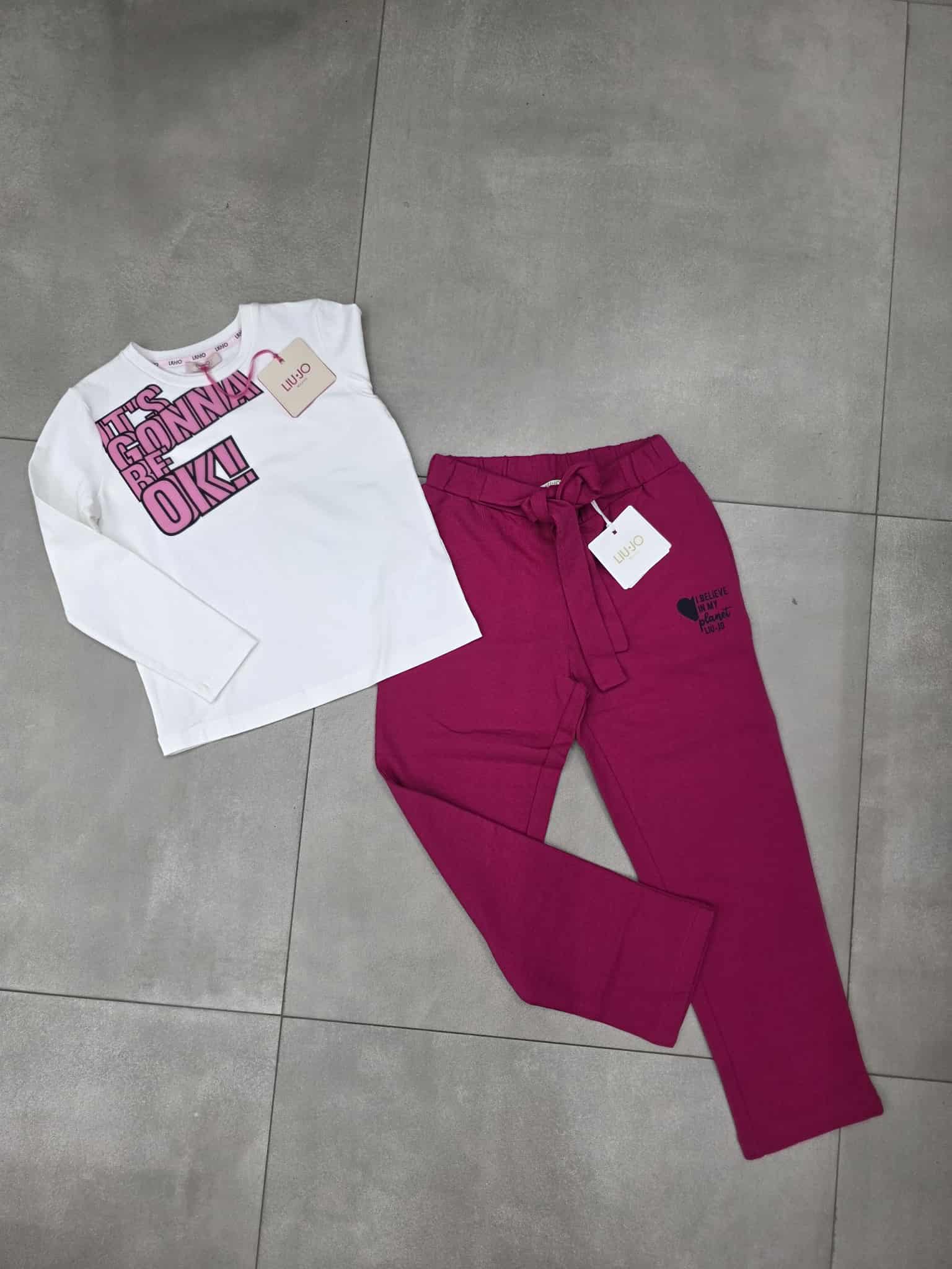 Completo t-shirt e pantalone luijo con stampa