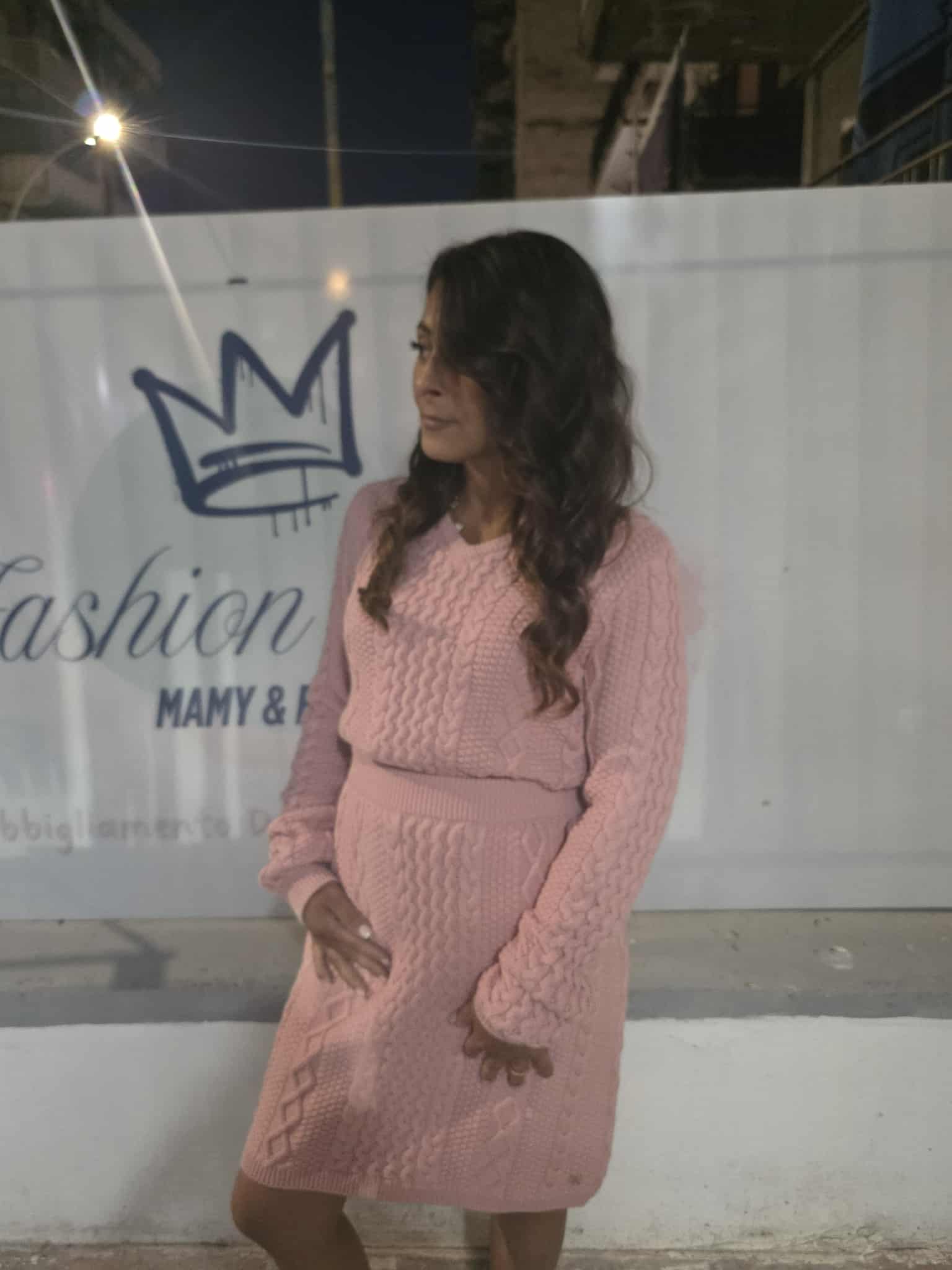 Completo lana guess fantasia intrecciata