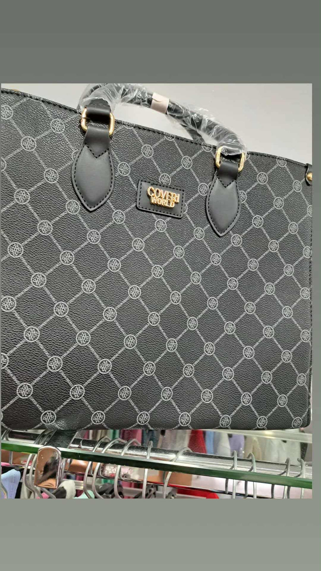 Borsa grande rombi coveri