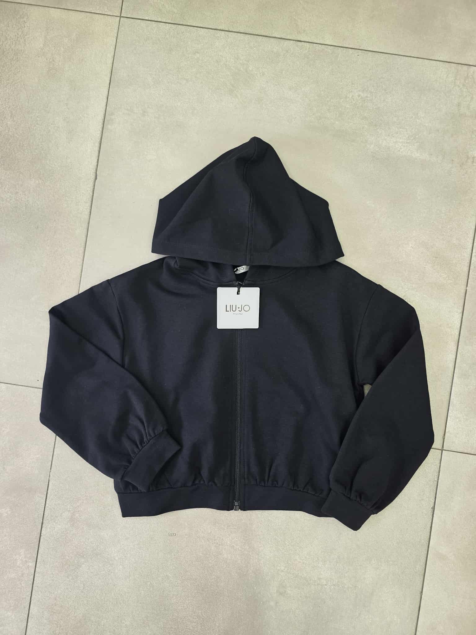 Felpa con zip e cappuccio luijo