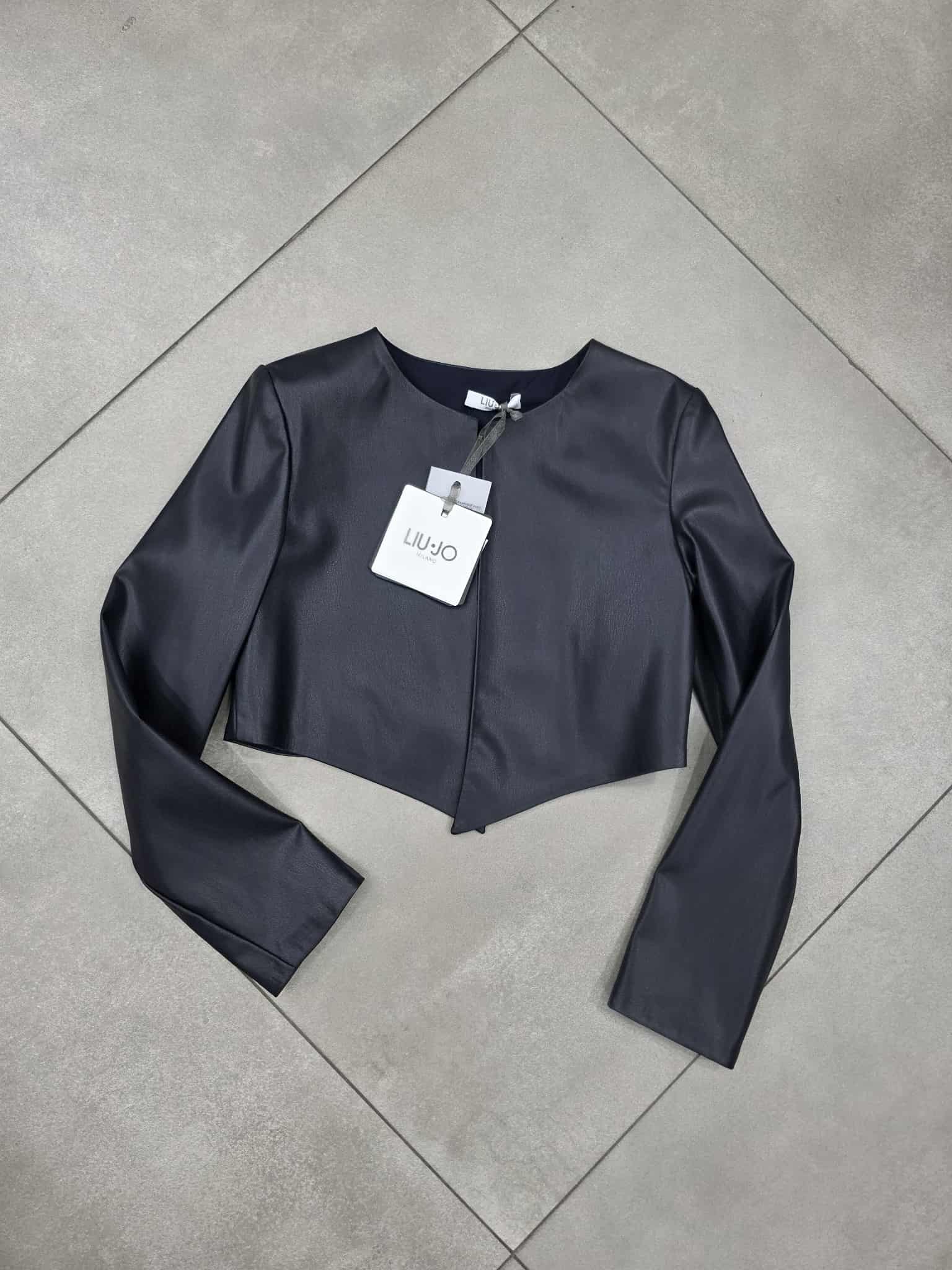 Giacchettino luijo in ecopelle aperto