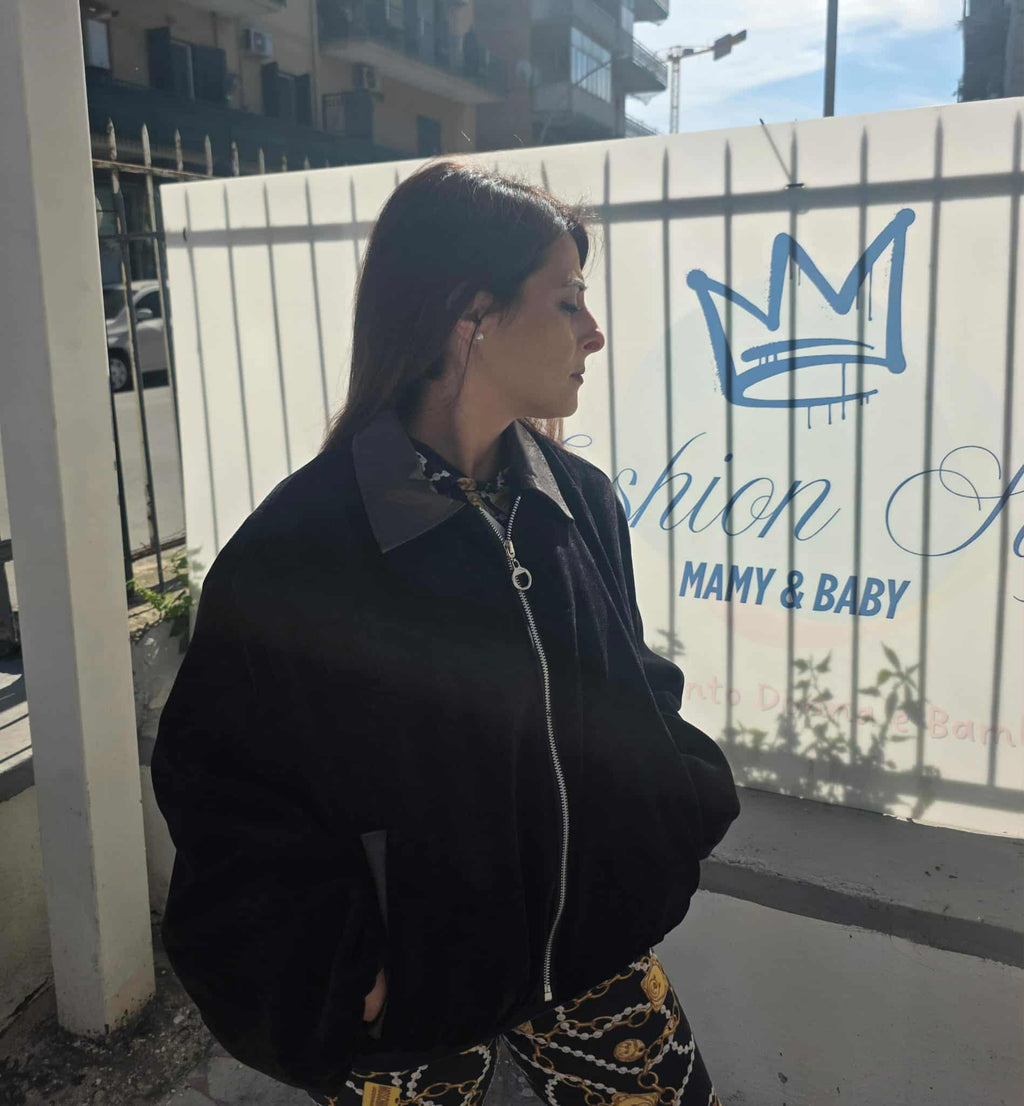 Giubbotto pelliccia con tasconi