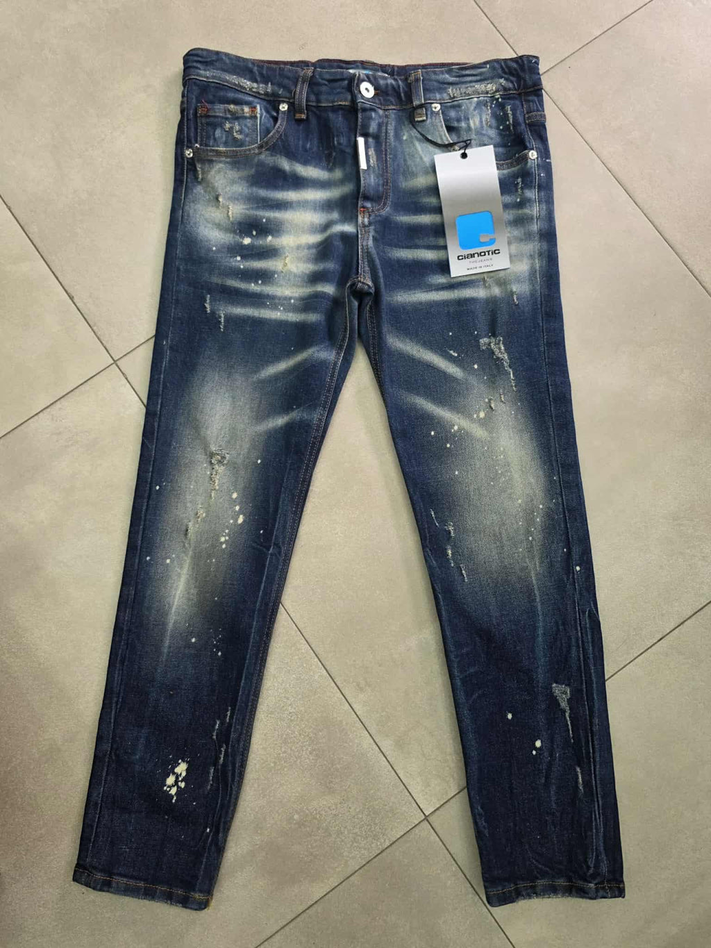 Jeans cianotic sfumato beige