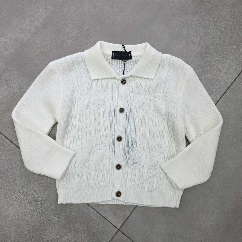 Maglioncino con bottoni in filo