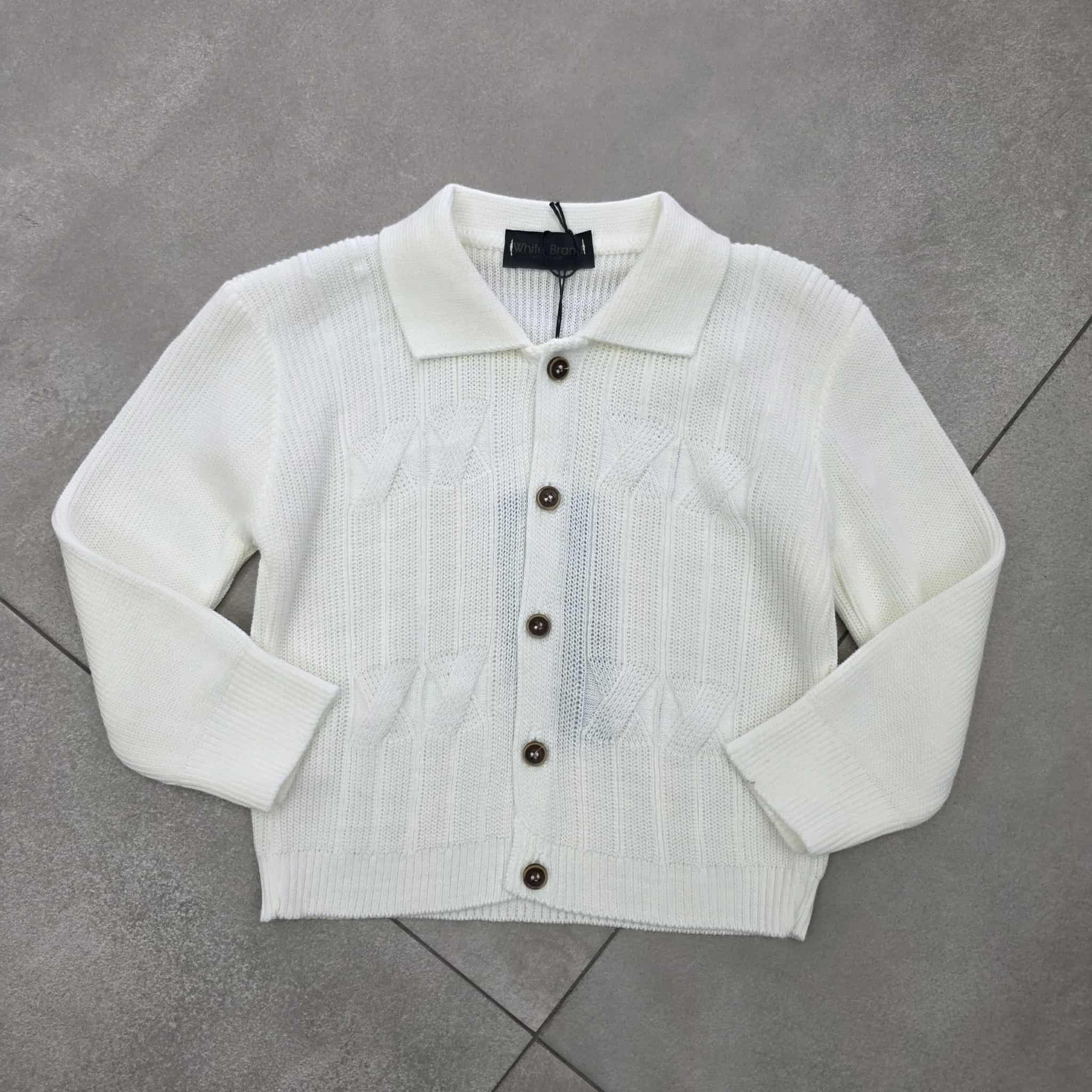 Maglioncino con bottoni in filo