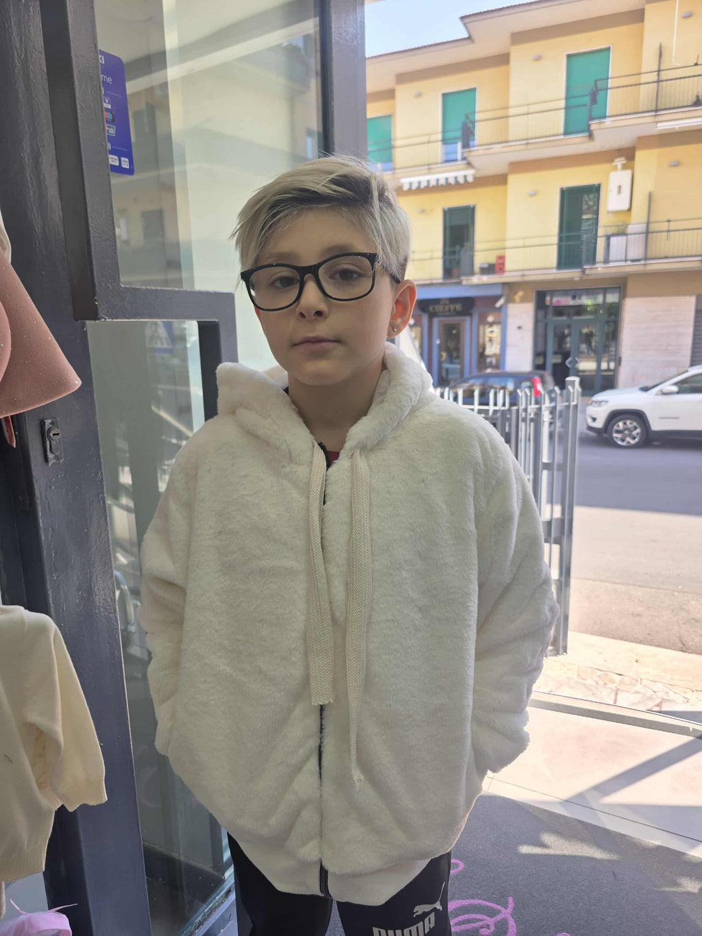 Pelliccia mod palm angels con zip