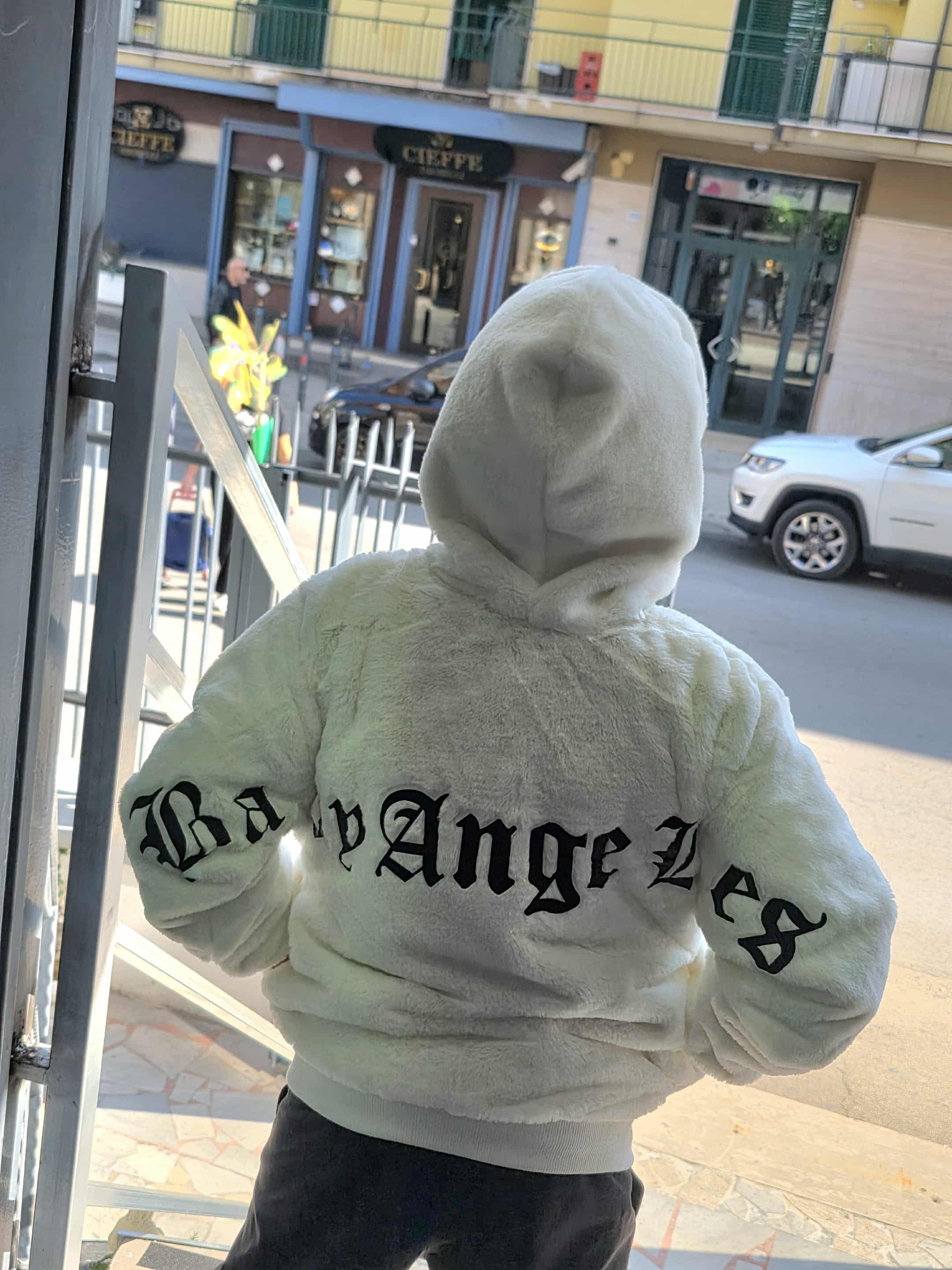 Pelliccia mod palm angels con zip