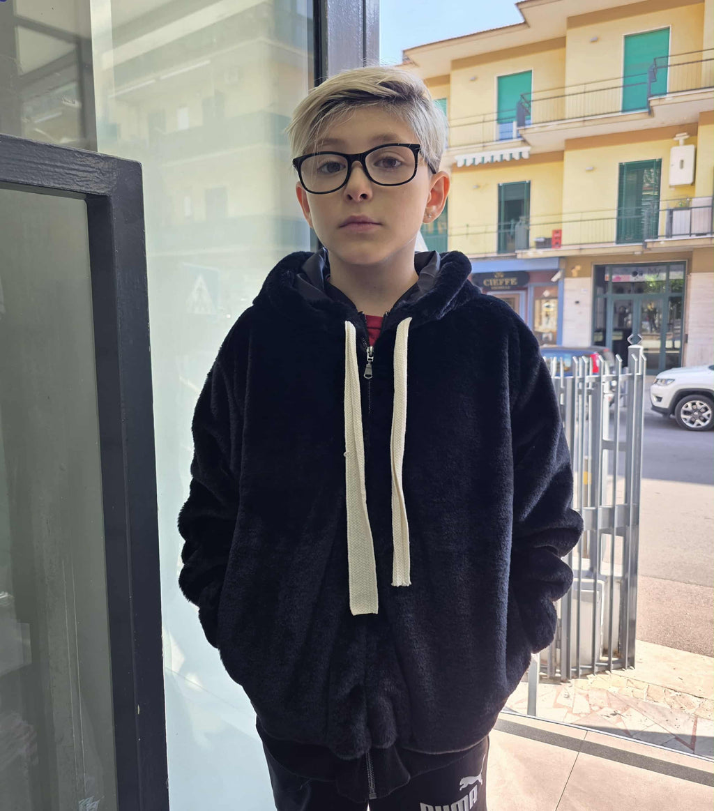 Pelliccia mod palm angels con zip