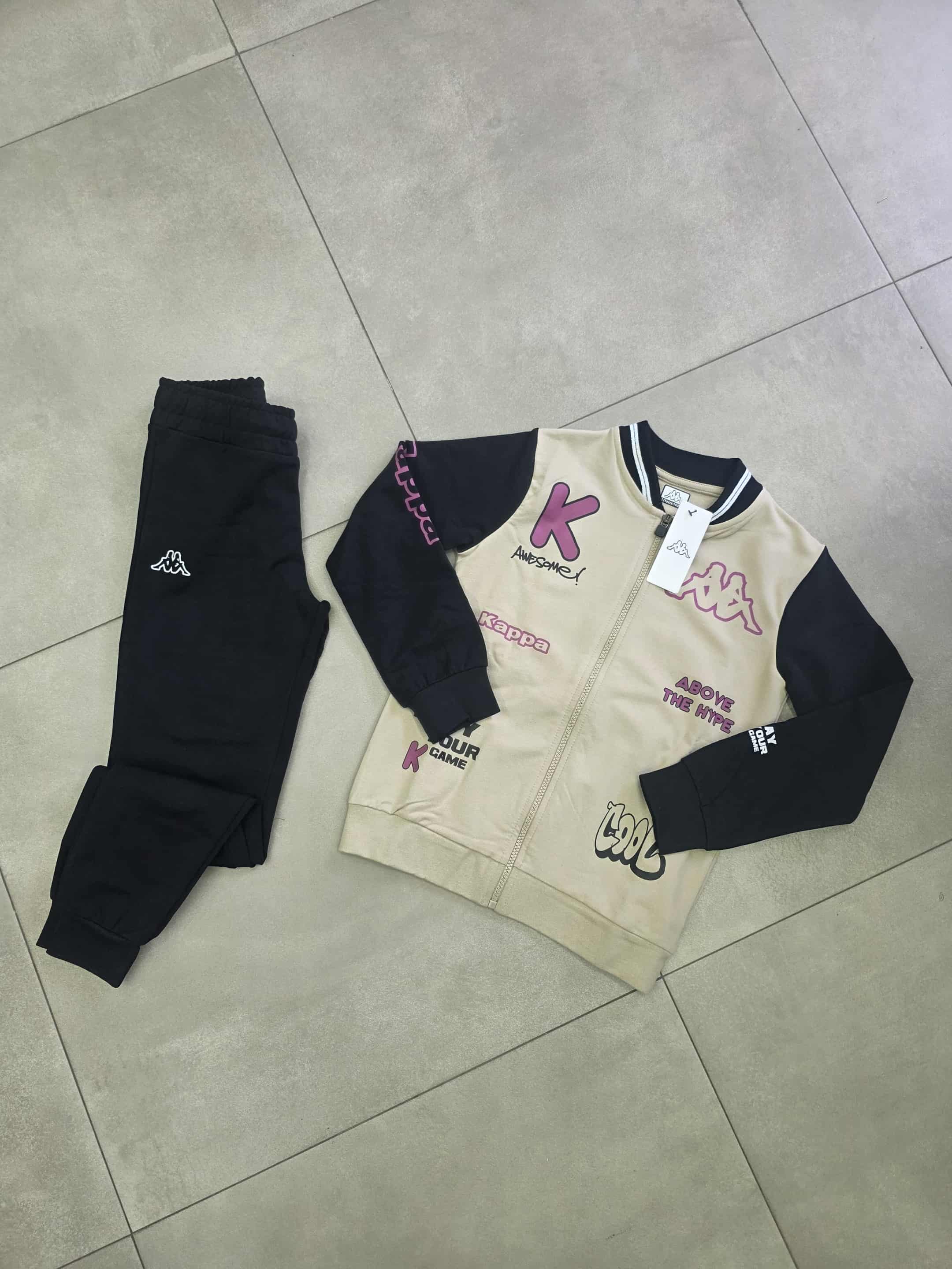 Completo tuta kappa con college e pantatuta